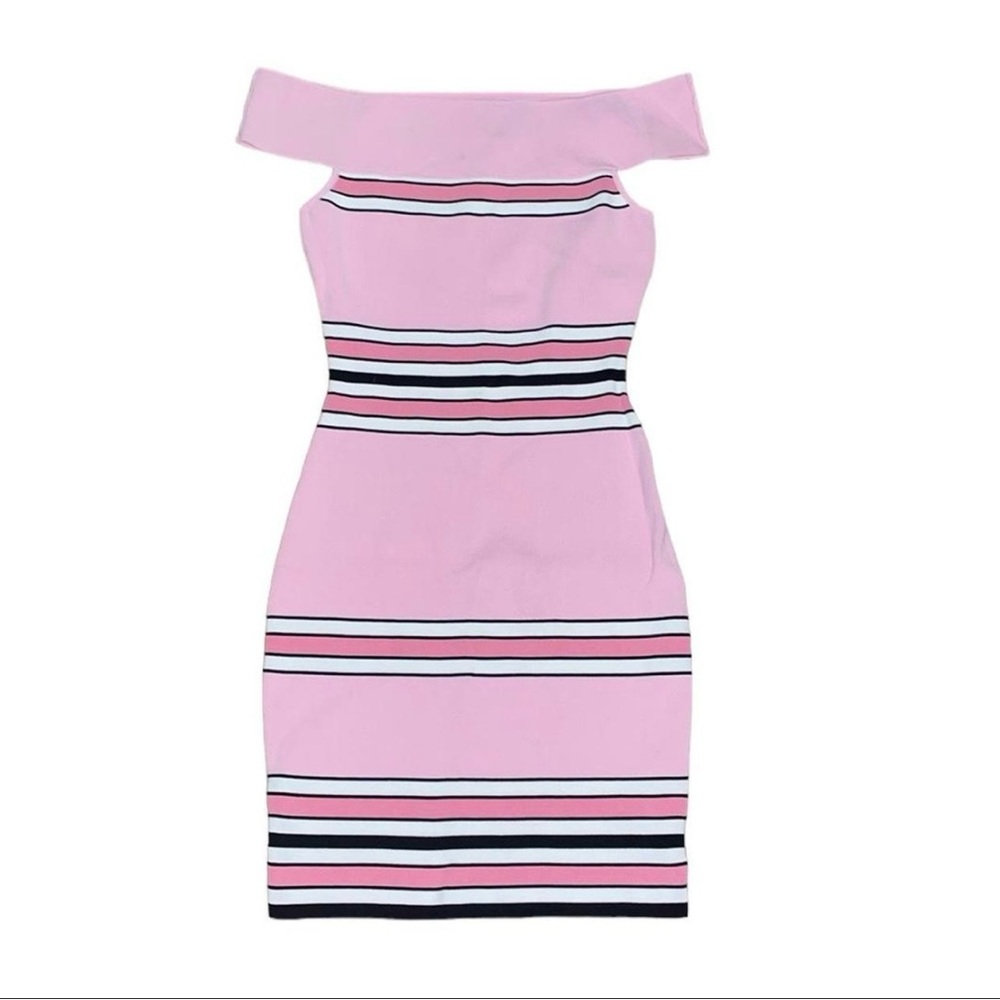 REVOLVE superdown Bodycon pink and black mini - SZ M